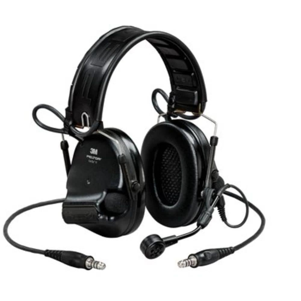 3M PELTOR* SwatTac* VI NIB Headset - Dual Lead, Foldable.