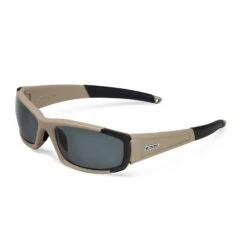 ESS CDI Terrain Tan Sunglasses With Interchangeable Lenses.