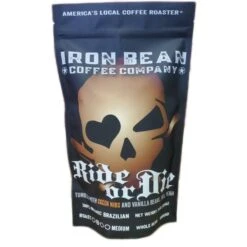 Iron Bean Coffee Ride Or Die 1 Lbs Bag.