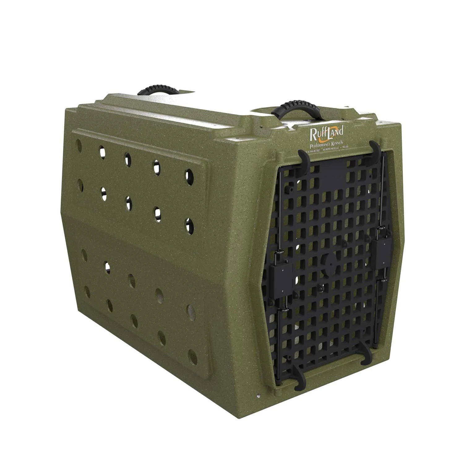 Ruff Land Kennels Intermediate Kennel, Double Door, Front and Back.