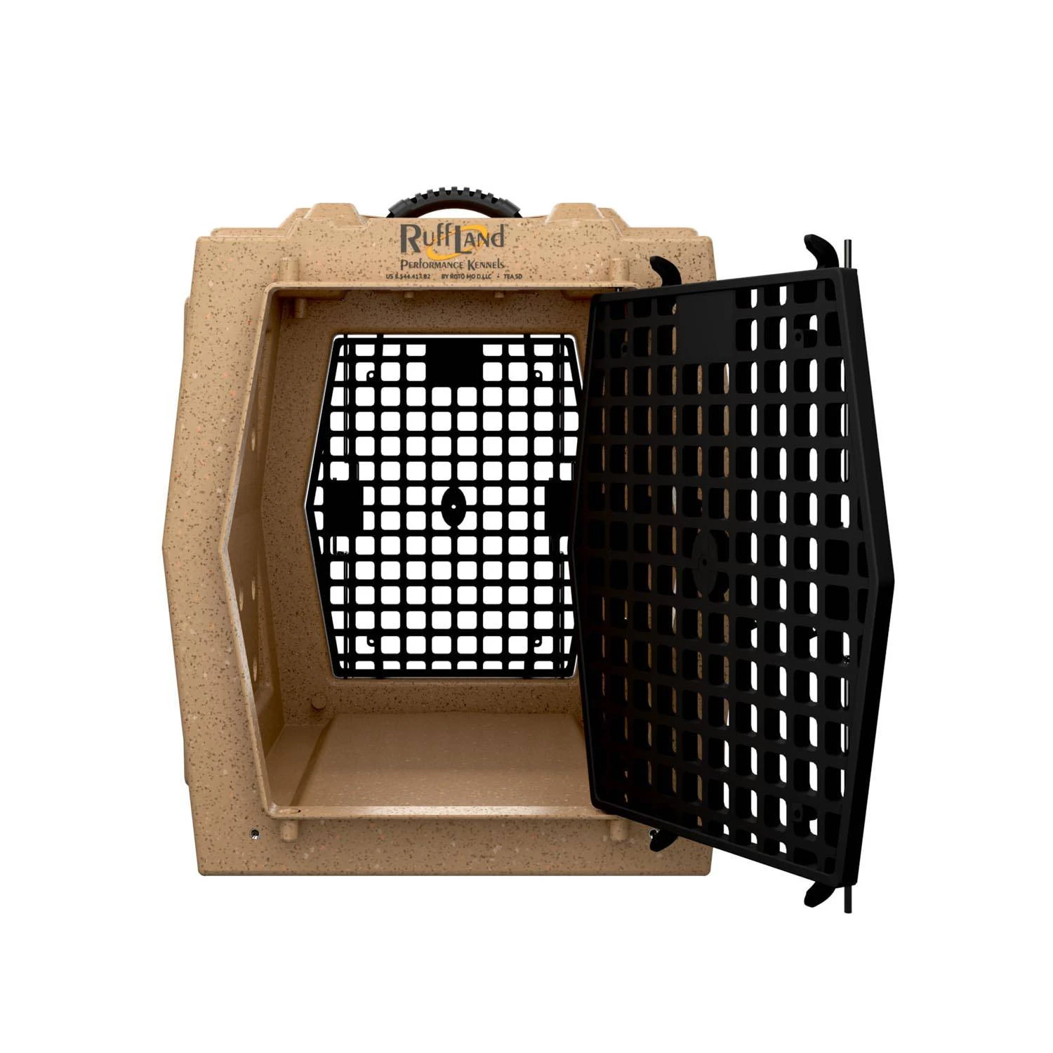 Ruff Land Kennels Intermediate Kennel, Double Door, Front and Back.