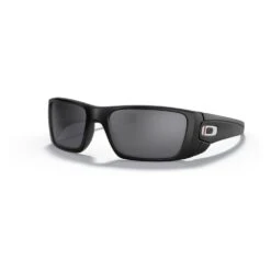 Oakley Si Fuel Cell Thin Red Line Matte Black Sunglasses With Black Iridium Lenses.