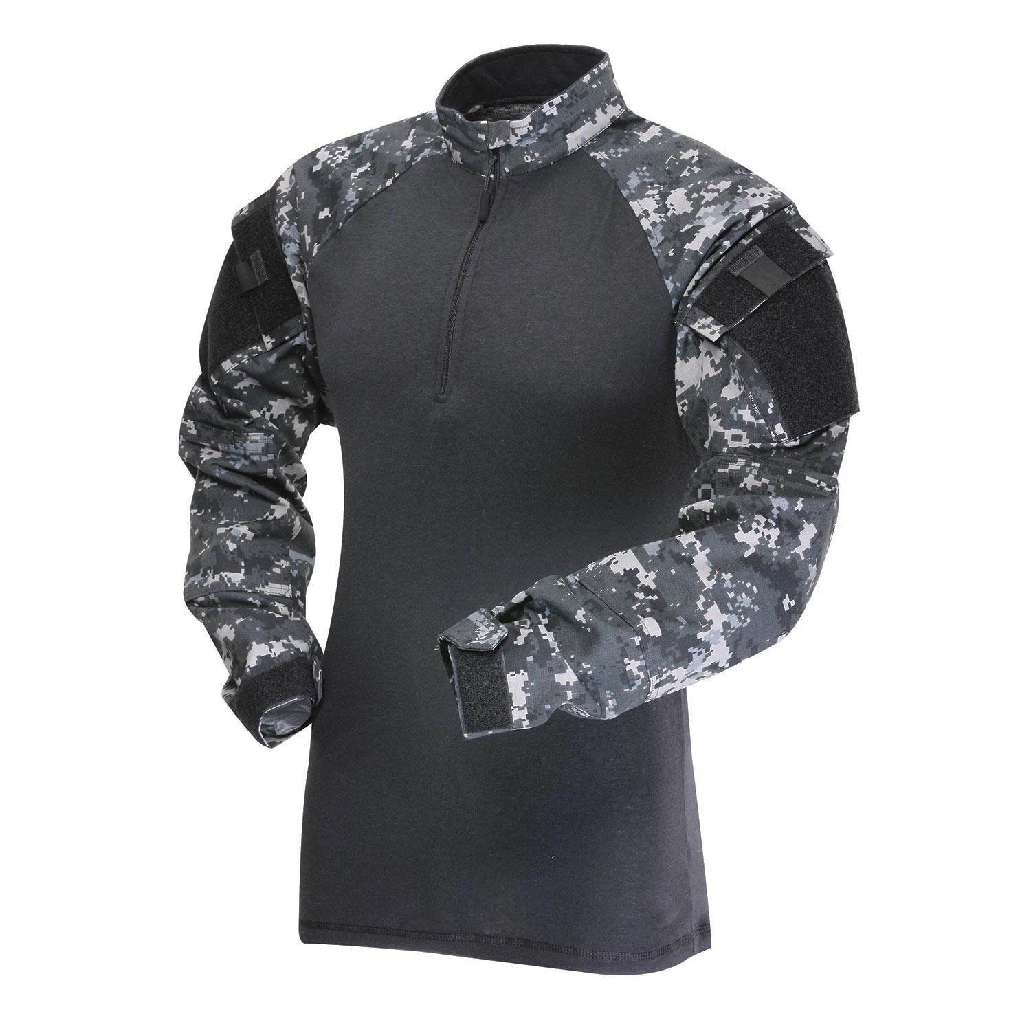 TRU-SPEC T.R.U. 1/4 Zip Combat Shirt Poly/Cotton Rip Stop.