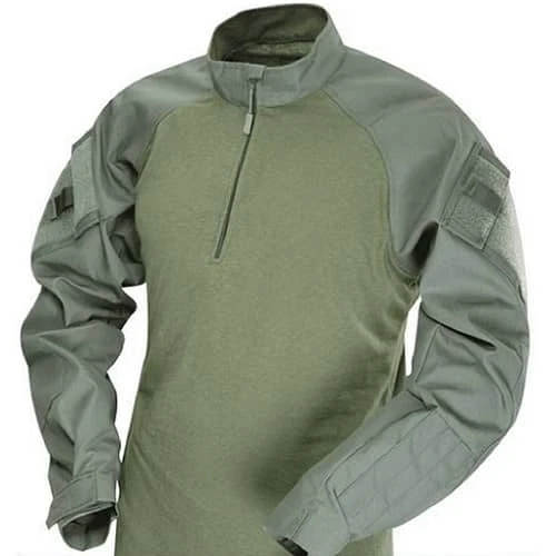TRU-SPEC T.R.U. 1/4 Zip Combat Shirt Poly/Cotton Rip Stop.