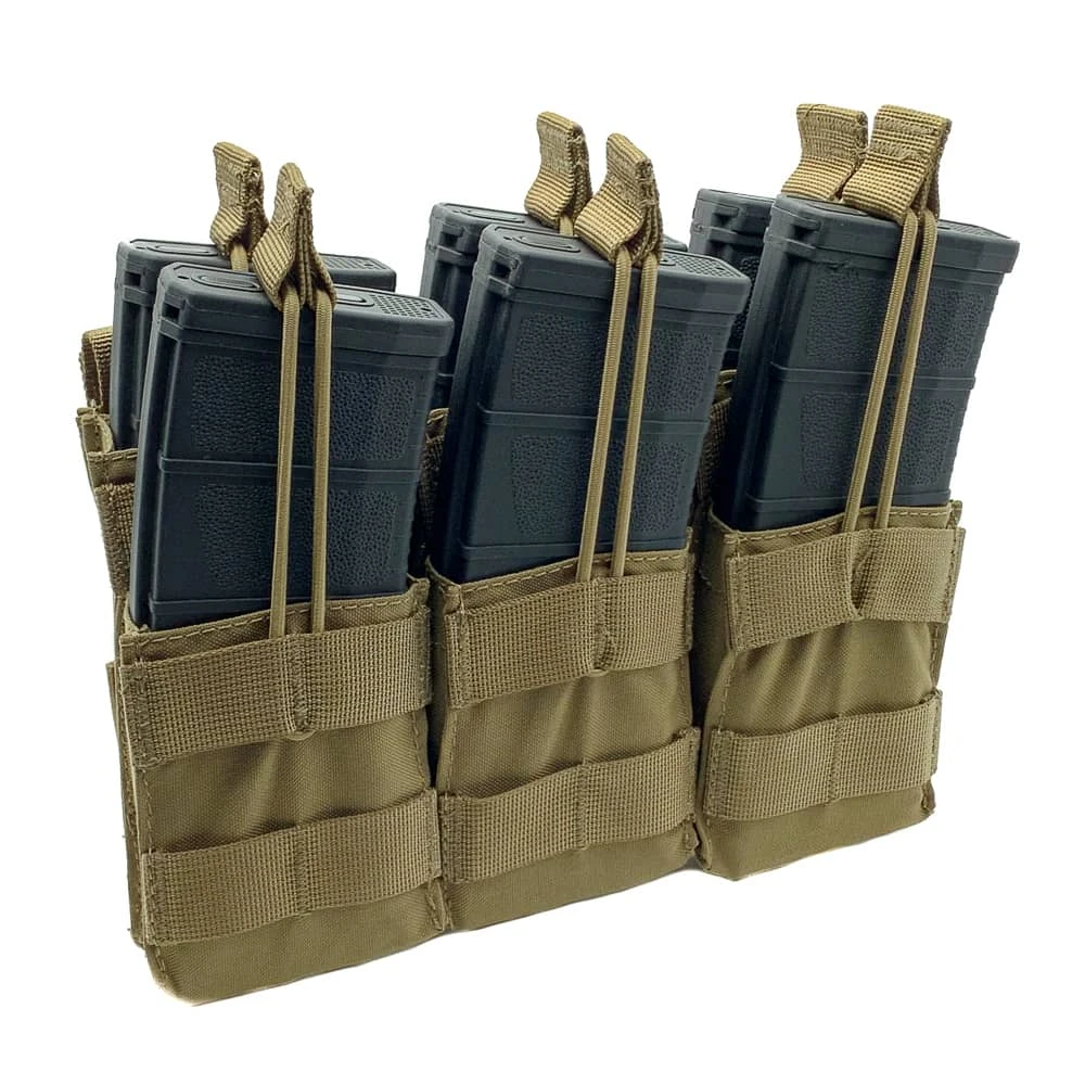 Shellback Tactical Triple Stacker Open Top M4 Mag Pouch.
