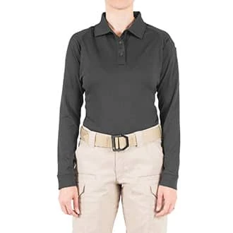 First Tactical Women's Long Sleeve Performance Polo.