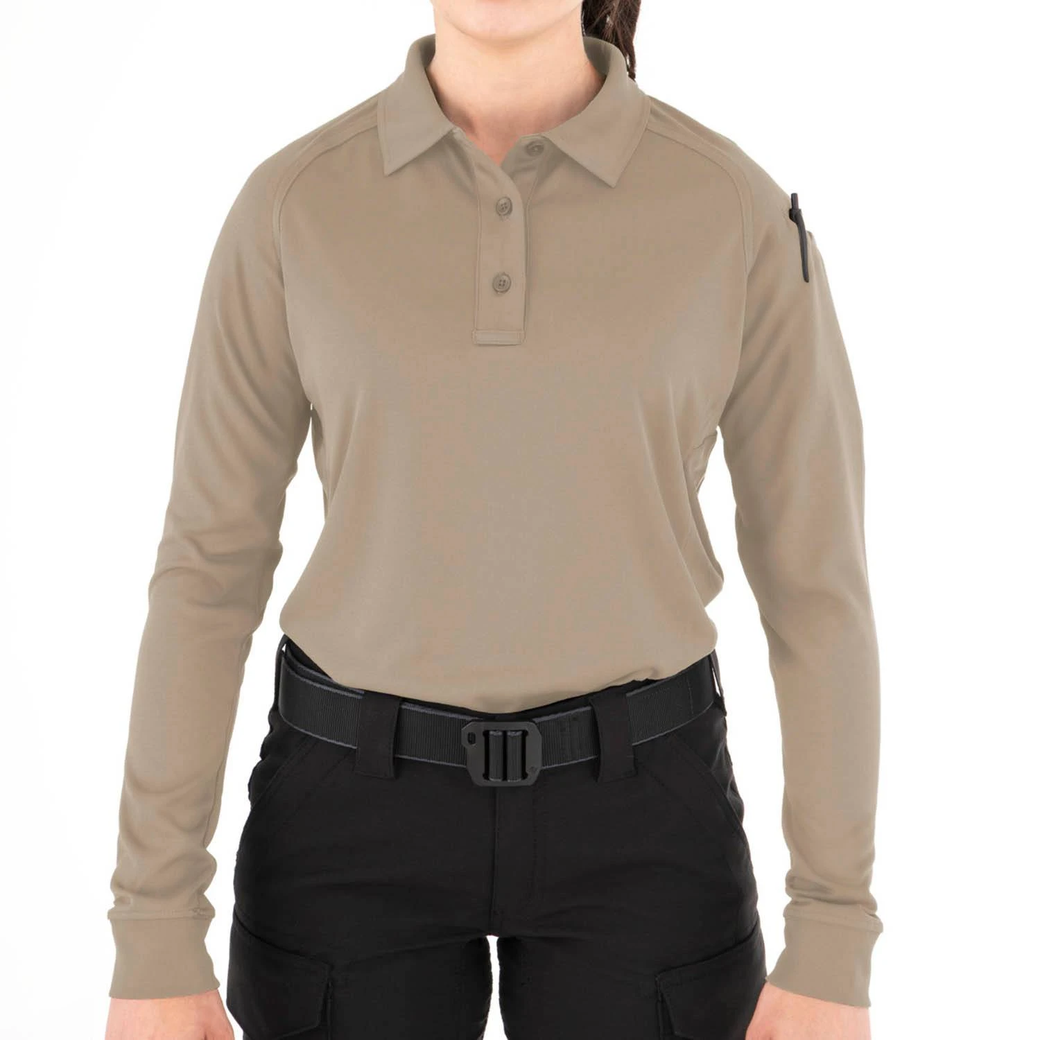 First Tactical Women's Long Sleeve Performance Polo.