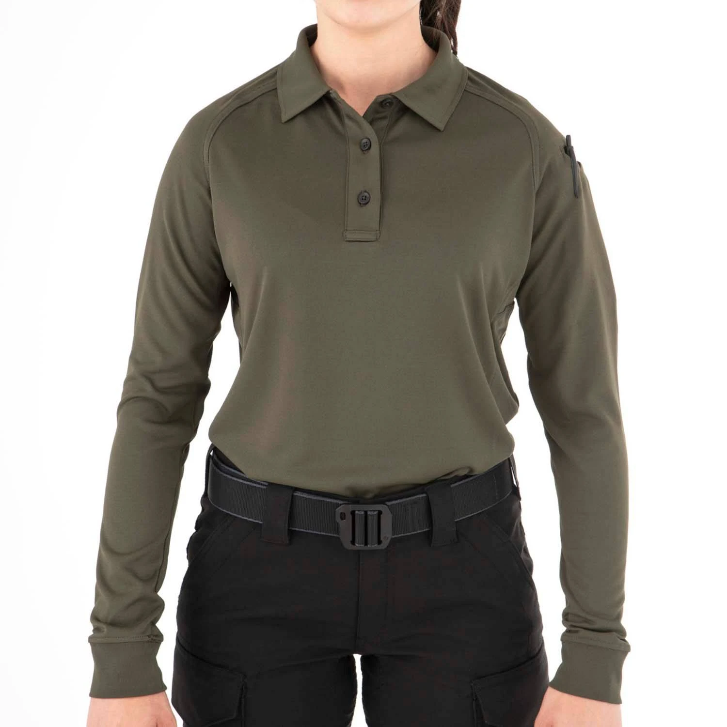 First Tactical Women's Long Sleeve Performance Polo.