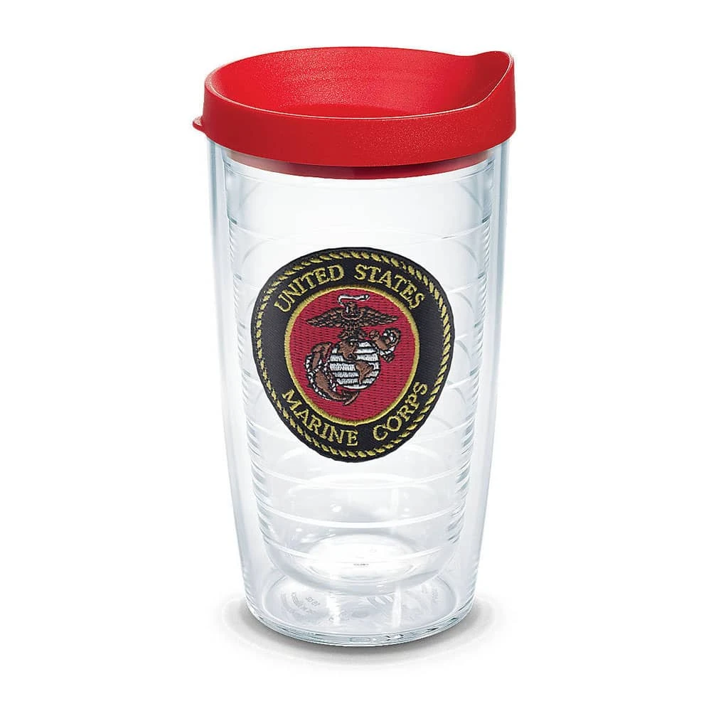 Tervis 16 oz Marines Corps Tumbler with Lid.
