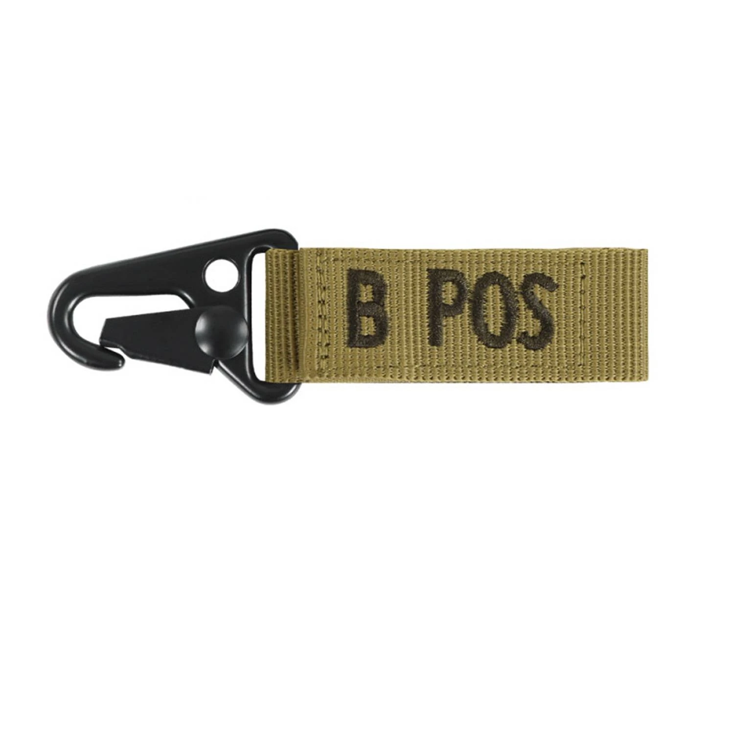 Condor Blood Type Key Chain with Snaphook.