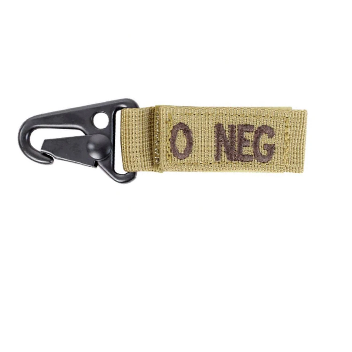 Condor Blood Type Key Chain with Snaphook.