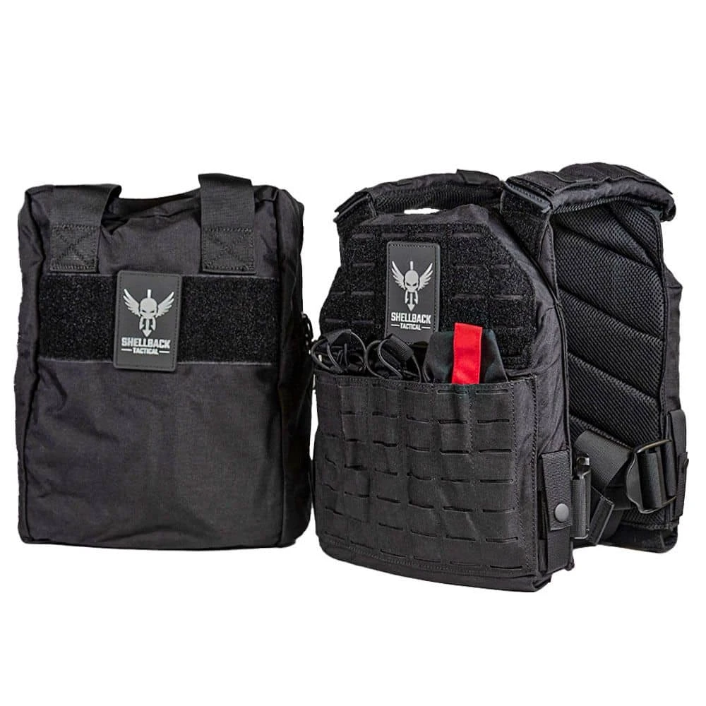 Shellback Tactical Defender 2.0 Active Shooter Kit with Level IV Model 4S17 Armor Plates.