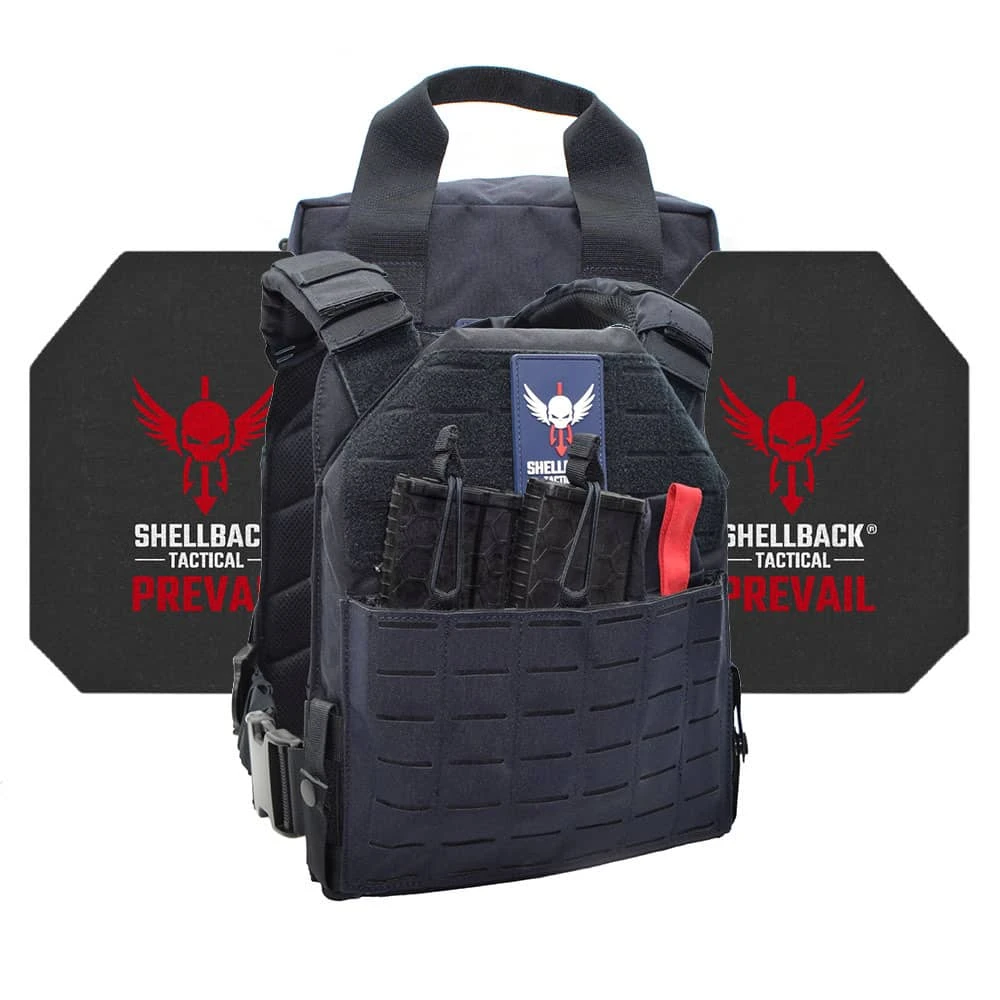 Shellback Tactical Defender 2.0 Active Shooter Kit with Level IV Model 4S17 Armor Plates.