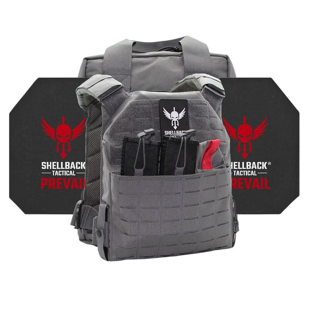 Shellback Tactical Defender 2.0 Active Shooter Kit with Level IV Model 4S17 Armor Plates.