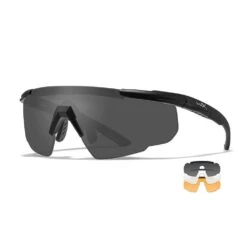 Wiley X Saber Advanced 3 Lens Sunglasses System.