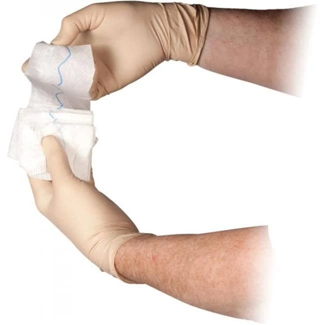 North American Rescue Combat Gauze Z-Fold Hemostatic.