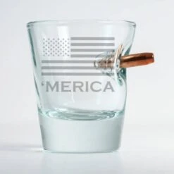 BenShot 'Merica Etch Bulletproof Shot Glass.