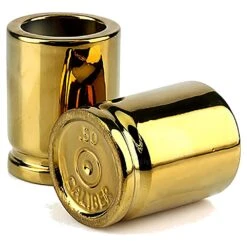 Campco 50 Caliber Shot Glasses, Set Of 2.