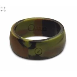 QALO Mens Outdoors Silicone Ring.