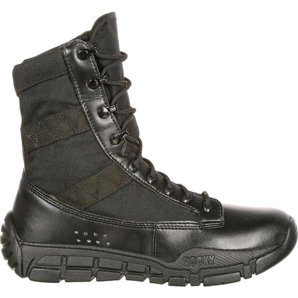 Rocky C4T Polishable Black Tactical Police Boots.