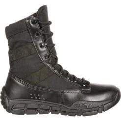Rocky C4T Polishable Black Tactical Police Boots.